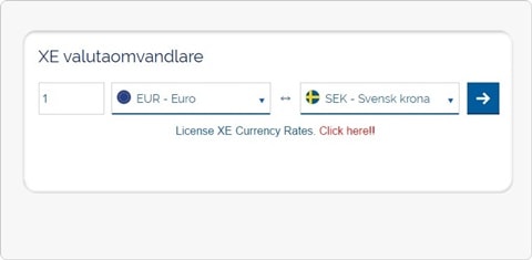 Forex omvandlare